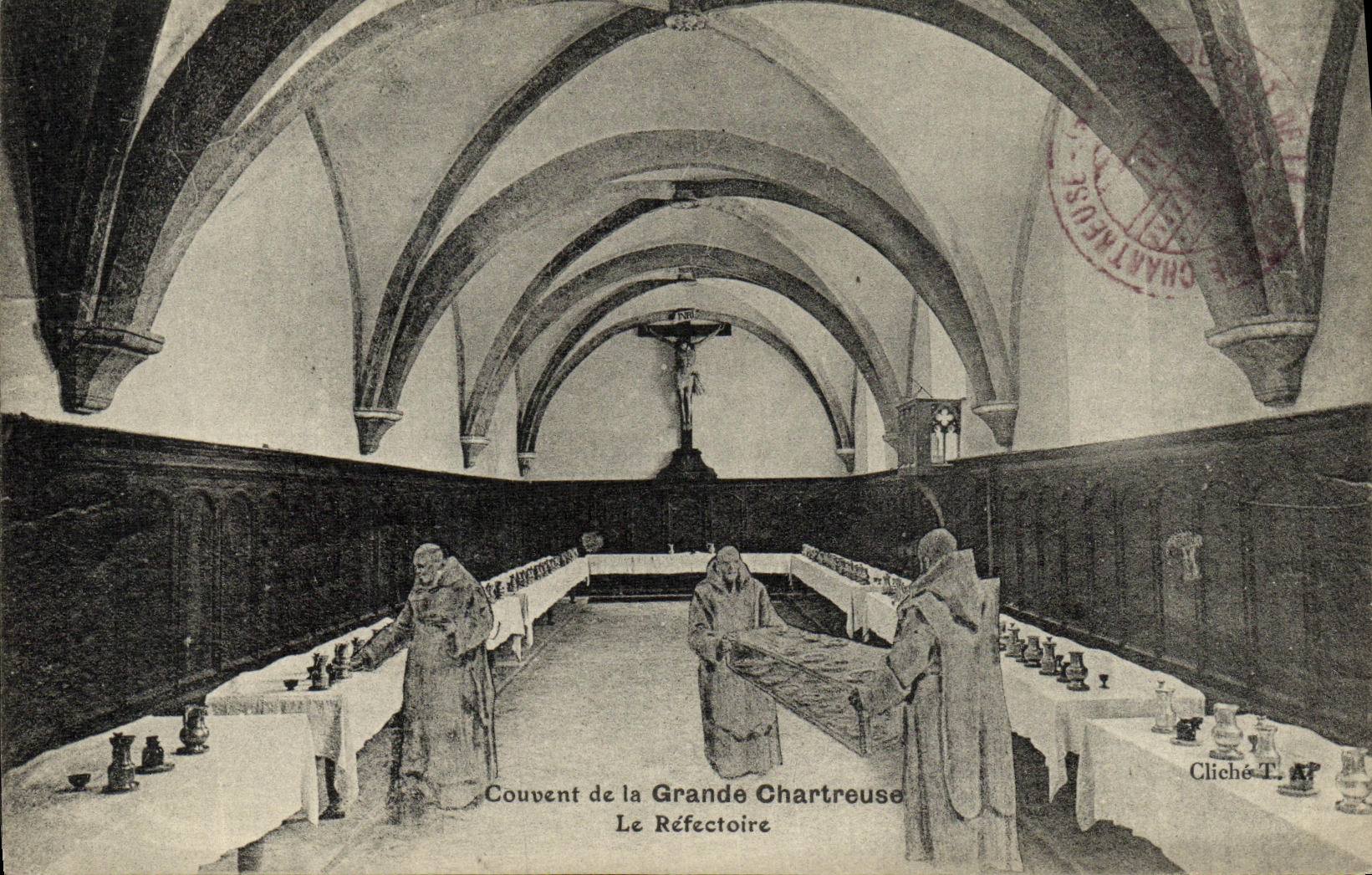 CPA Dauphine Grande Chartreuse Couvent le refectoire
