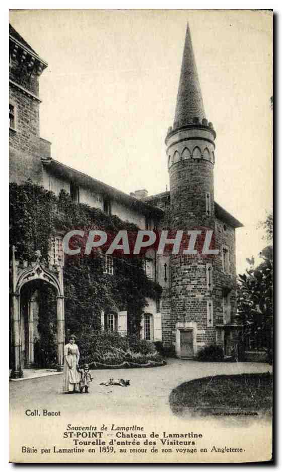 St-Point — Château de Lamartine — Tour d'entrée des visiteurs — Coll. Bacot