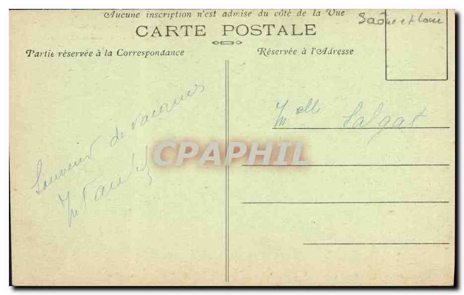 Etang et Tour du Champiteau — Environs du Creusot — n° 220 — Rückseite