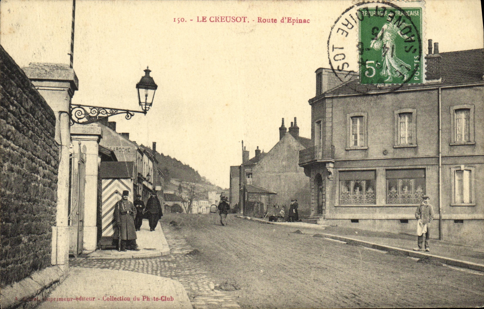 Le Creusot - Straße von Epinac — Verlag Saroche, n°150