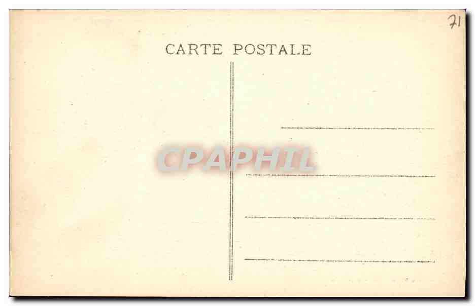 CPA Cluny Porte d Eatree de L Abbaye — Rückseite