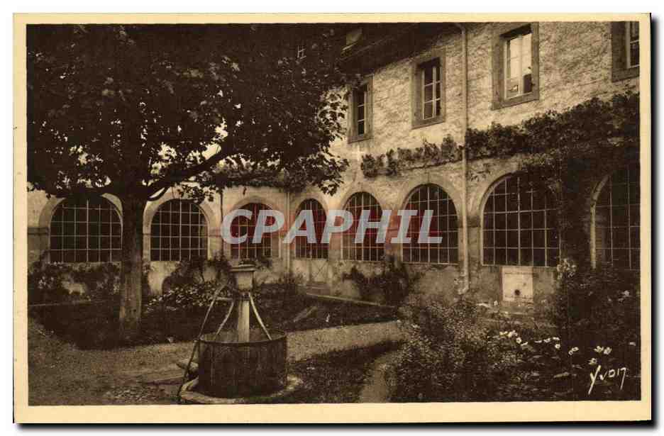 CPA Paray le Monial Monastere de La Vistation Preau du Monastere