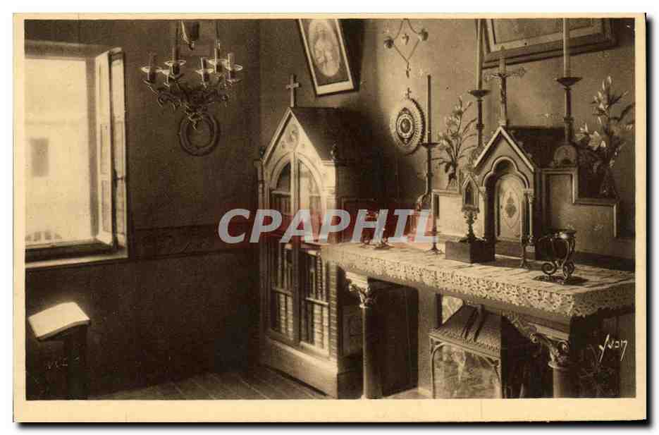 CPA Paray le Monial Monastere de la Visitation Angle de al chambre d infirmerie 