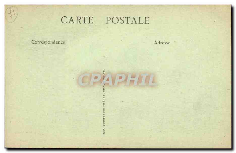 CPA Paray le Monial Chapelle de la Visitation Chasse de Sainte Marguerite Alacoque — Rückseite