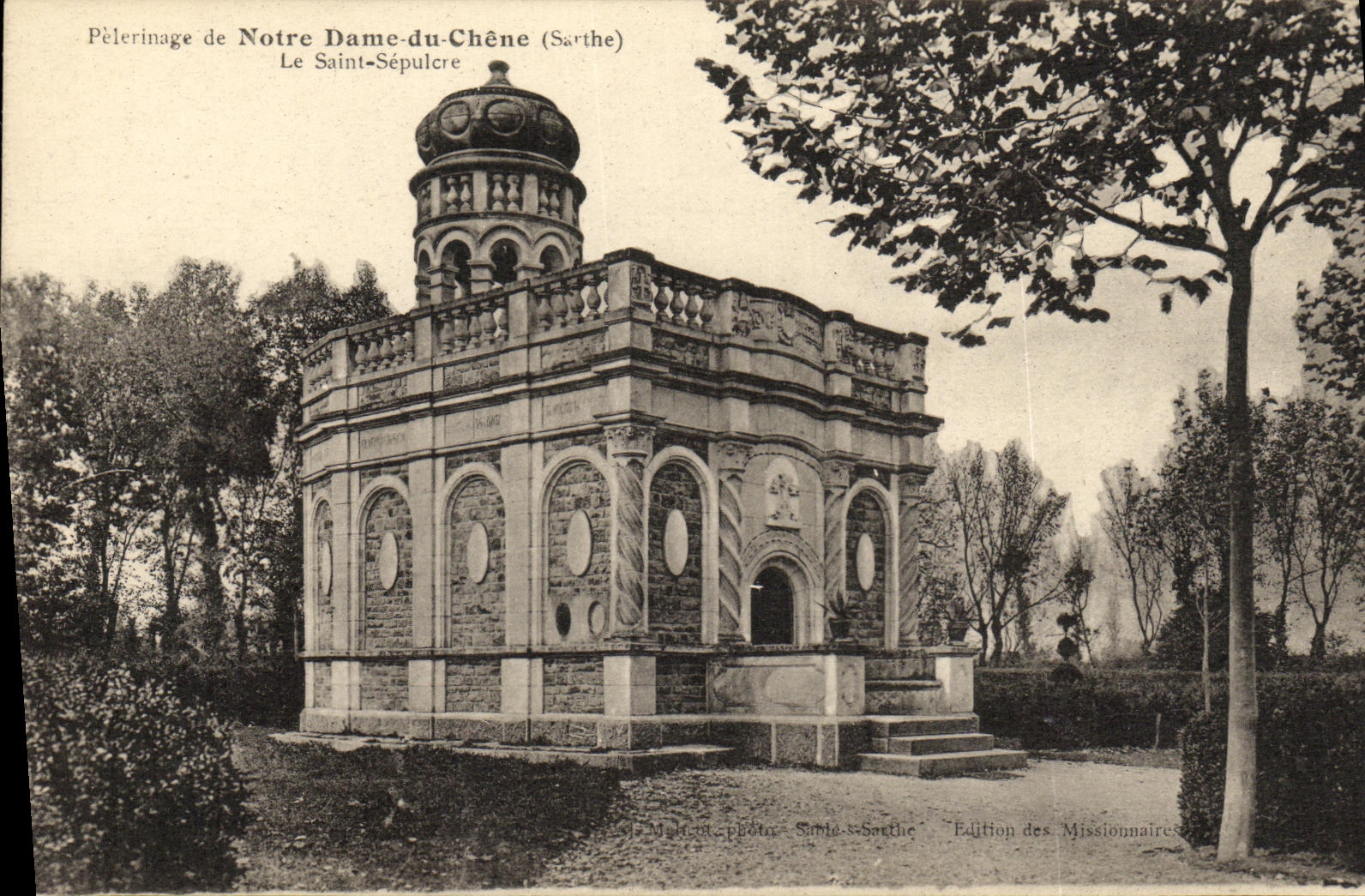CPA Notre Dame du Chene Le Saint Sepulcre Pelerinage