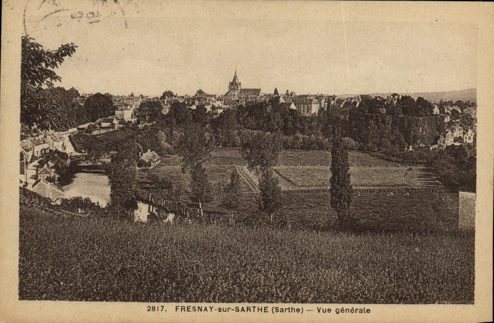 CPA Fresnay sur Sarthe Vue generale