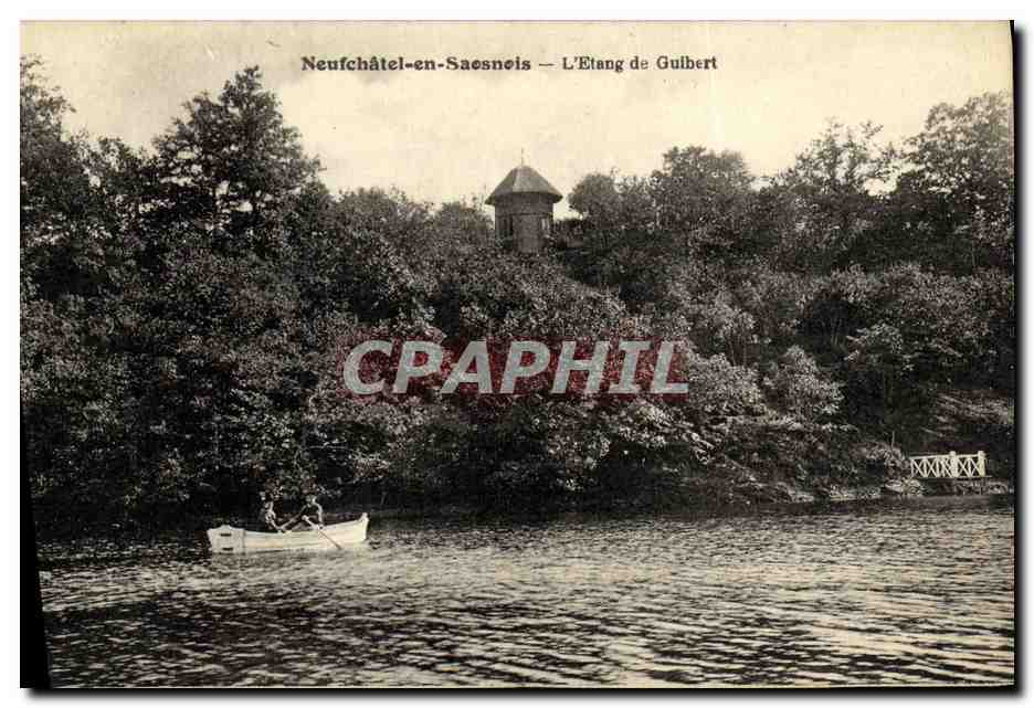 CPA Neufchatel en Saosnois L Etang de Guibert