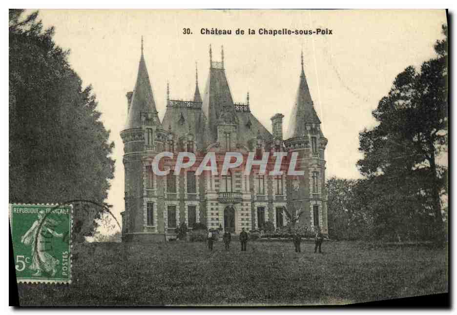 CPA Chateau de la Chapelle Sous Poix