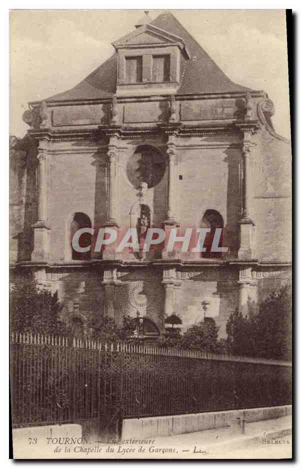 CPA Tournon de la Chapelle du Lycee de Garcons