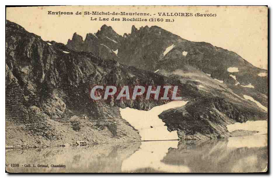 CPA Environs de St Michel de Maurienne Valloires Le Lac des Rochilles