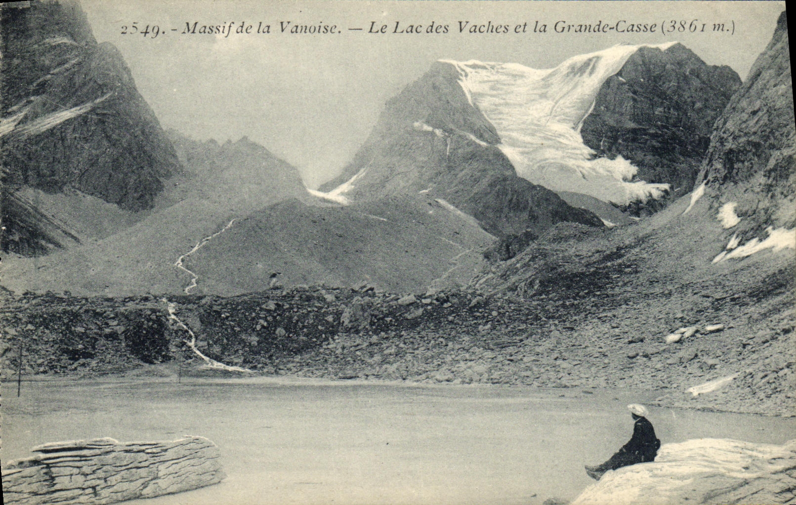 CPA Massif de la Vanoise Le Lac des Vaches et la Grande Casse
