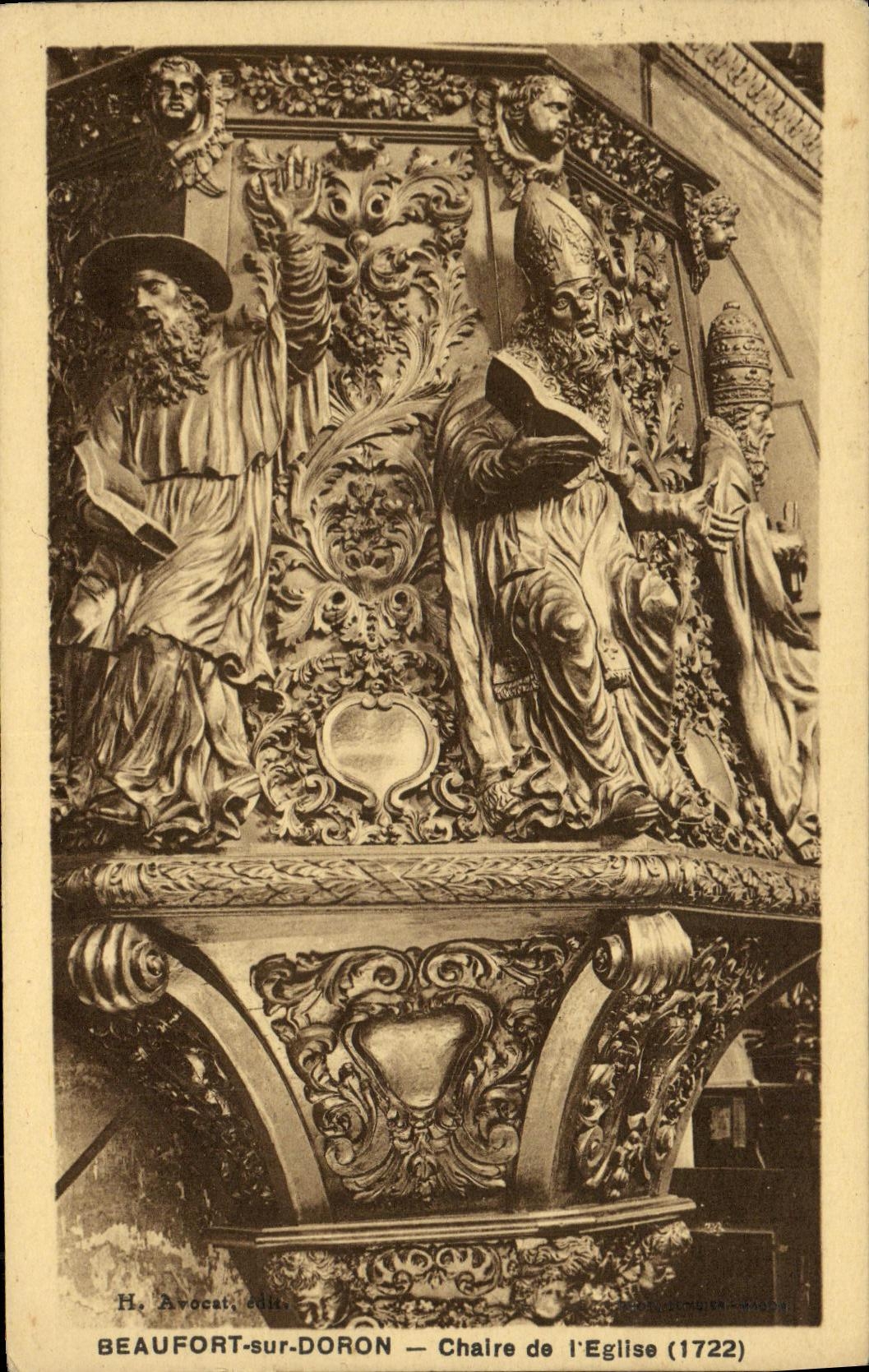 CPA Beaufort sur Doron Chalre de l Eglise