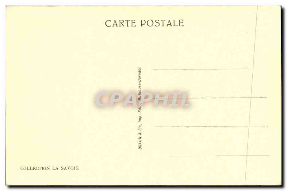 CPA Lac du Bourget La Voie Ferree et la Route Longent le Lac — Rückseite