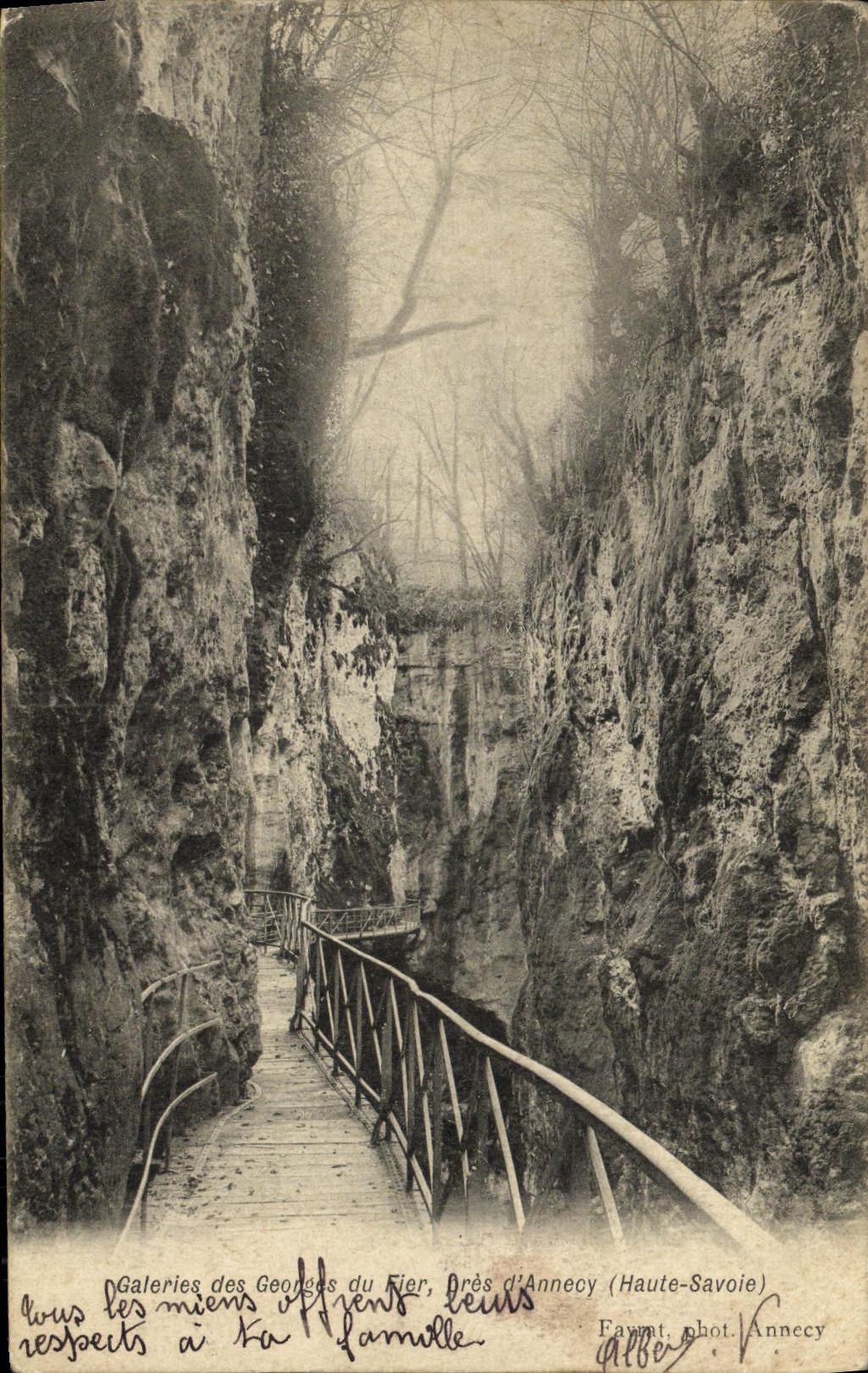 Galerie der Gorges du Fier, nahe Annecy (Haute-Savoie) — Fawrat, Foto. Annecy