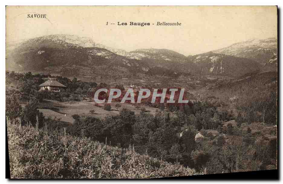 CPA Les Bauges Bellecombe