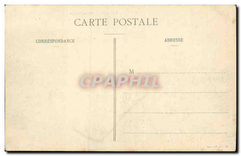 CPA Cluny Entree de l Ancienne Abbaye — Rückseite