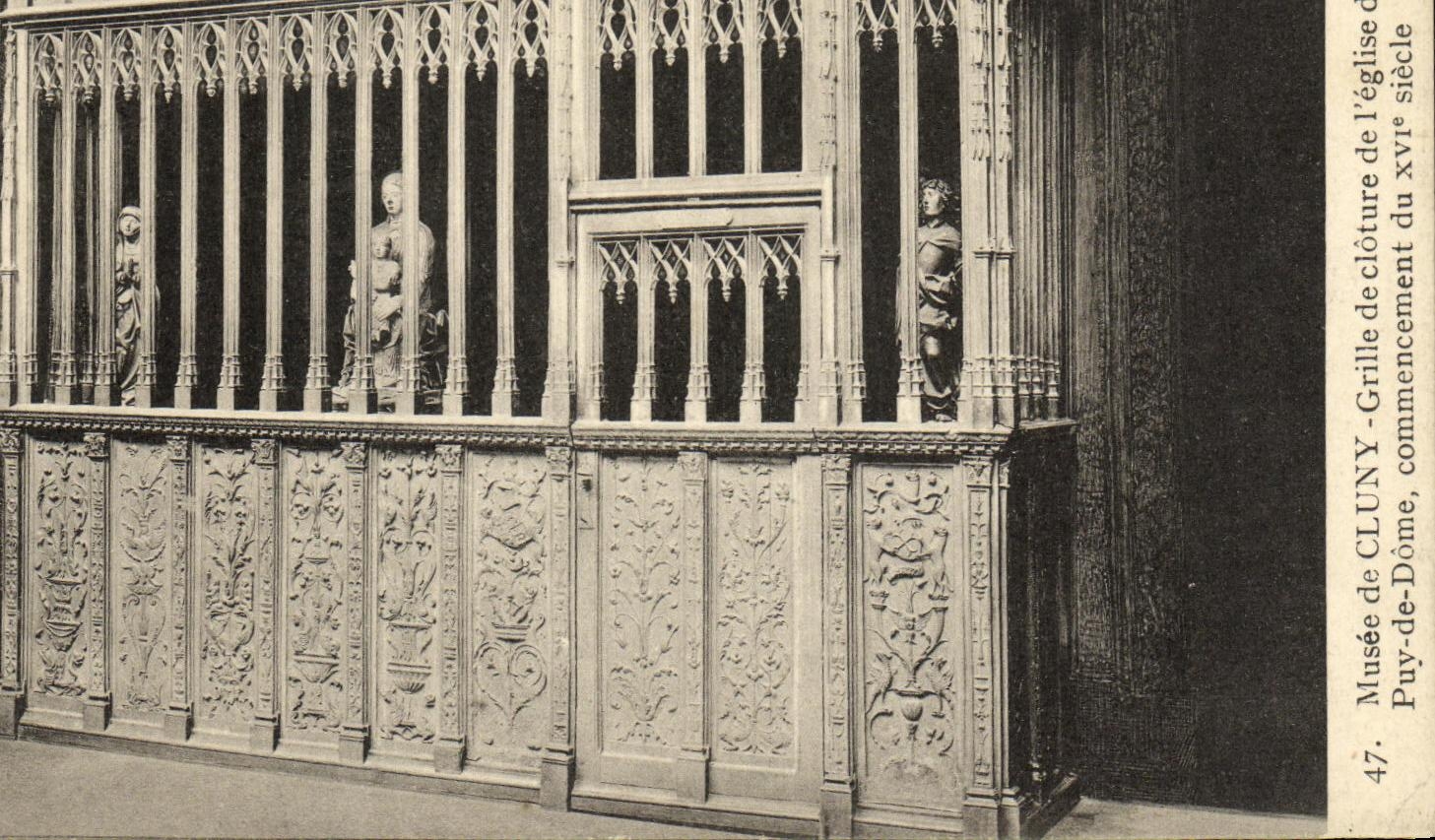 Grille de clôture de l'église de Cluny — Musée de Cluny, Puy-de-Dôme — n°47