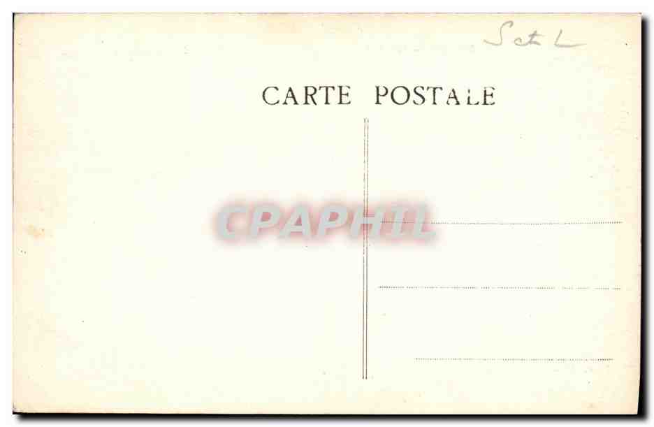 CPA Macon Hotel Sennece Siege de l Academie — Rückseite