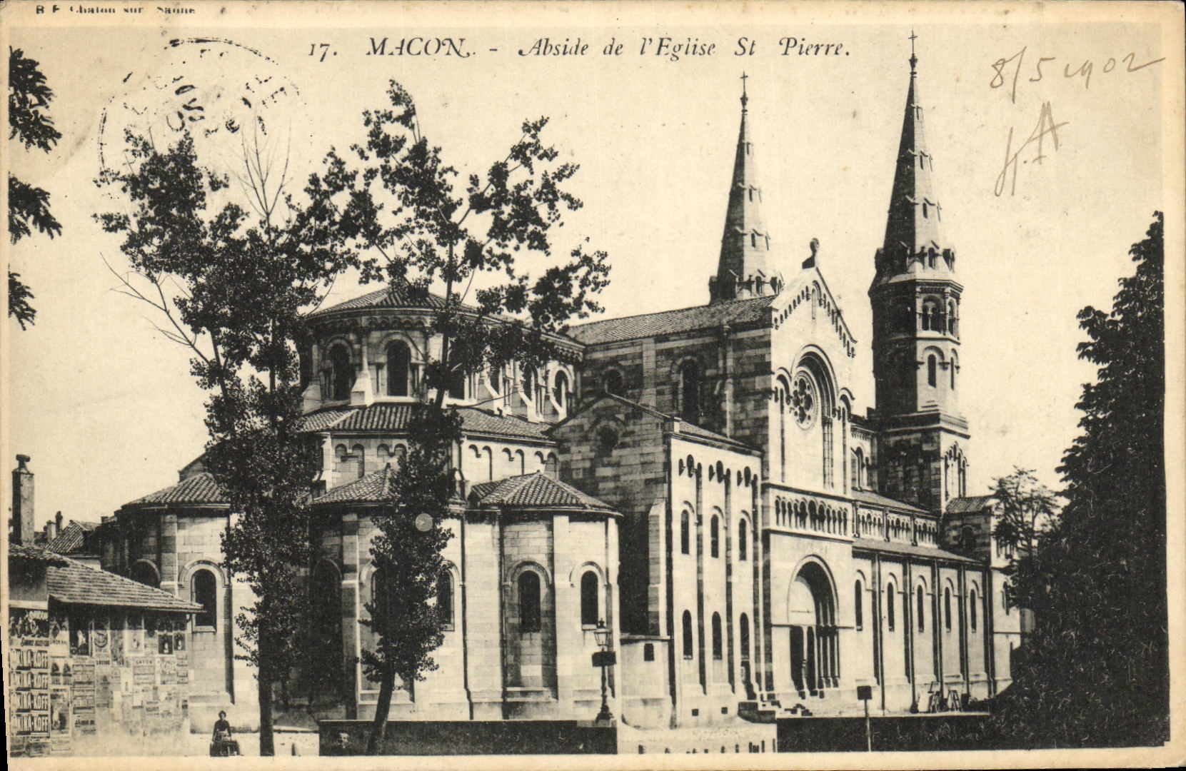 Macon - Abside de l'Église Saint-Pierre — éditeur Chaton sur Saône, n° 17