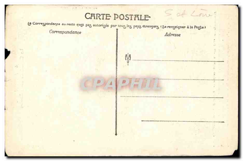 CPA Autun La Cathedrale Saint Lazare — Rückseite