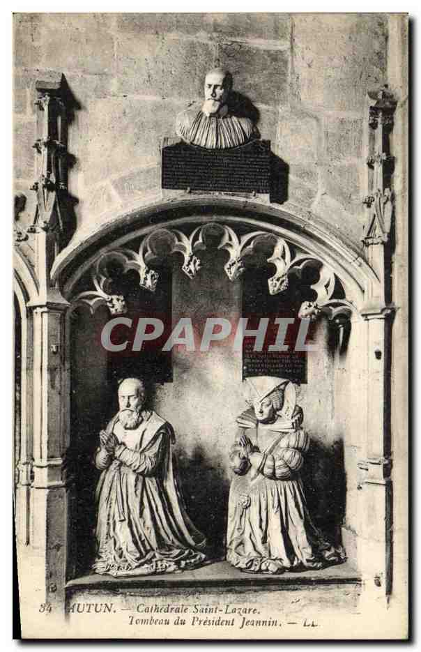 Autun — Cathédrale Saint-Lazare — Tombeau du Président Jeannin