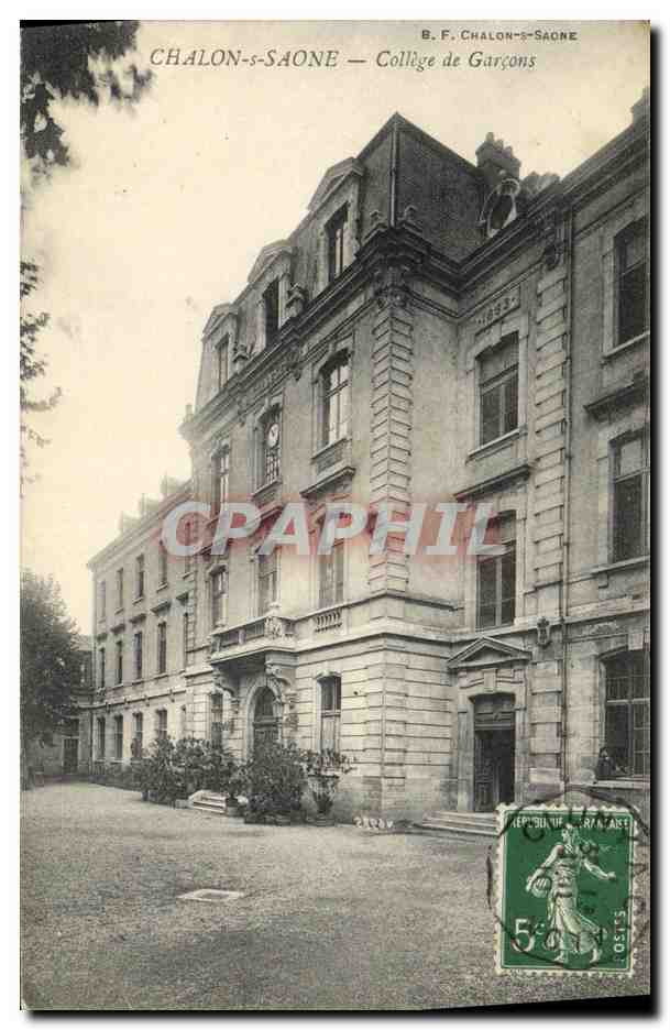 Chalon-sur-Saône — Collège de Garçons — B.F. Chalon-sur-Saône