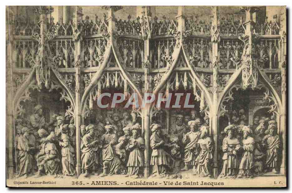 CPA Amiens Cathedrale Vie de Saint Jacques