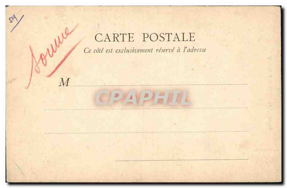CPA Amiens Eglise Saint Martin — Verso