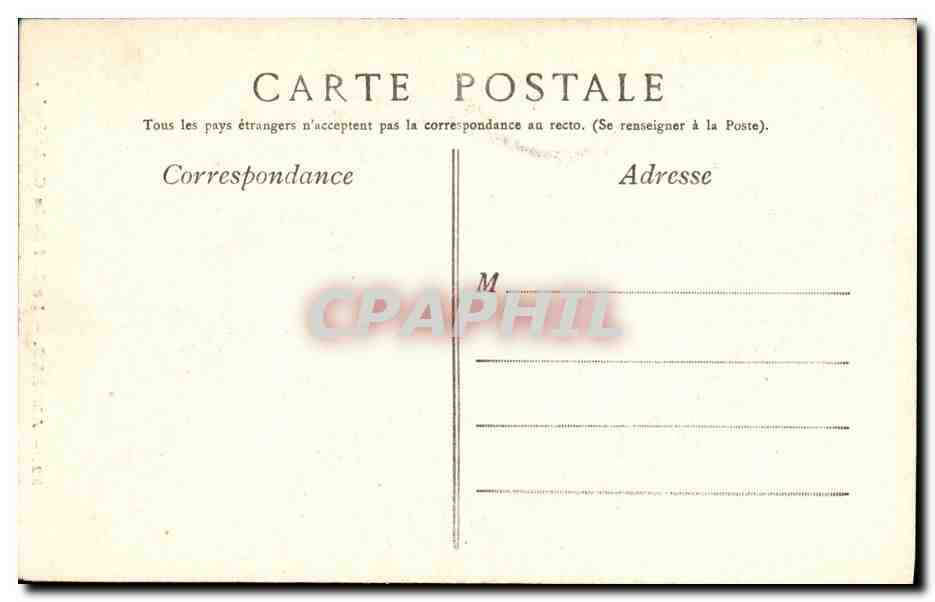 CPA Amiens La Nef de la Cathedrale — Rückseite