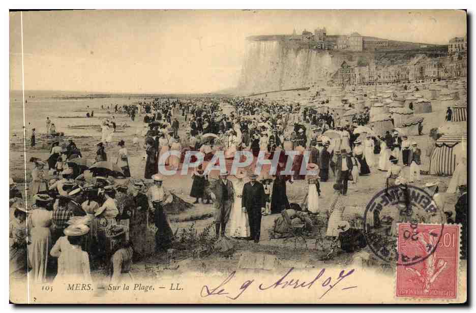 CPA Mers Sur la Plage