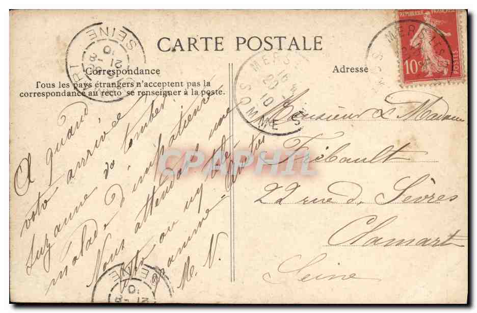 Jos. MERS — La Promenade de la Plage — Jos. MERS — Verso