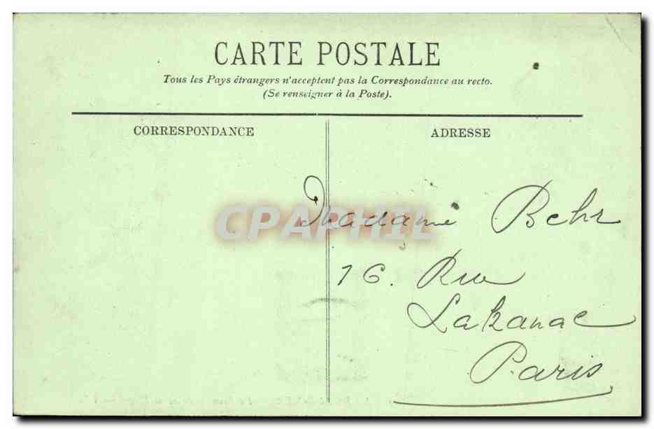 CPA Mers sur Mer La Promenade de la Plage — Verso