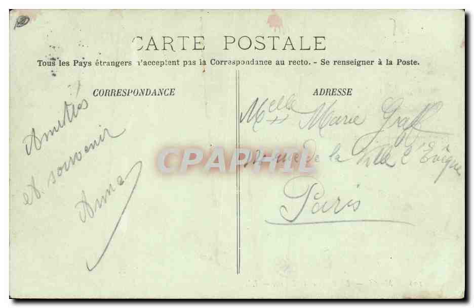 CPA Mers La Plage et la Digue — Verso