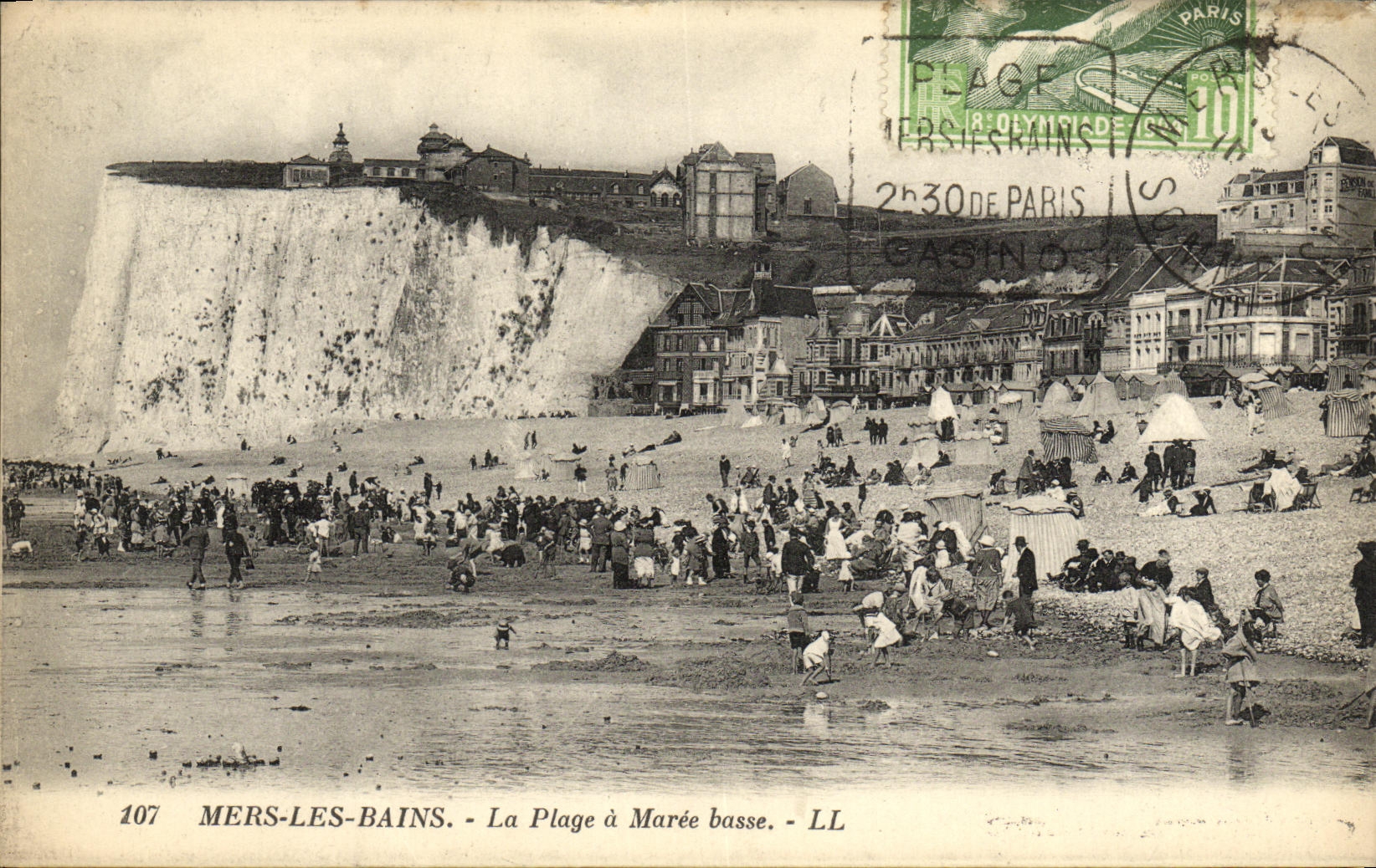 CPA Mers les Bains La Plage a Maree basse