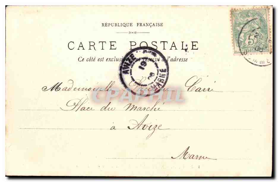 CPA Mers les Bains La Digue et la Falaise — Rückseite