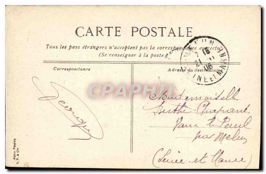 CPA Mers La Plage Vue generale — Verso