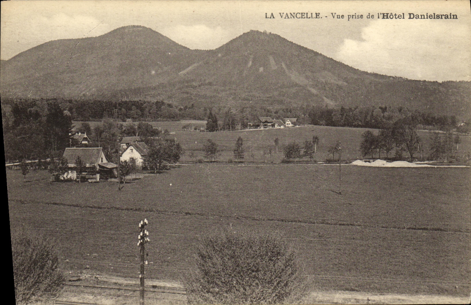 La Vancelle - Vue prise de l'Hôtel Danielsrain