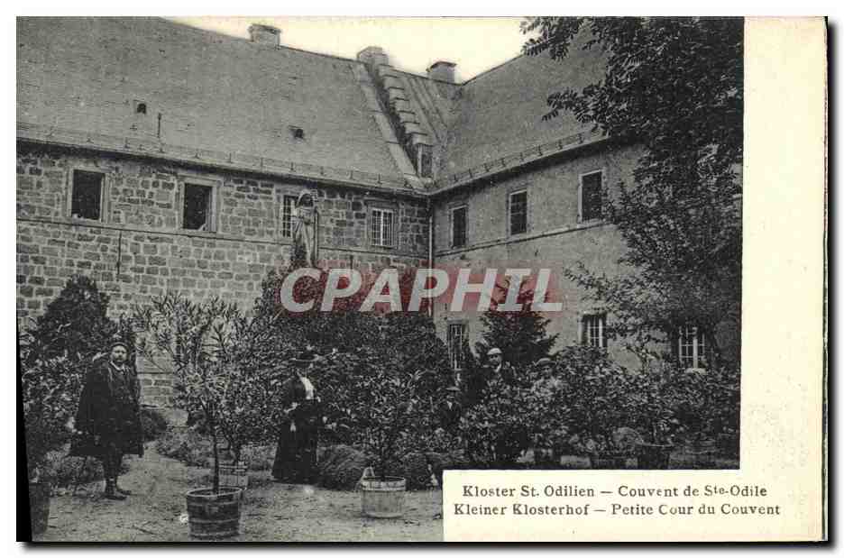 CPA Kloster St Odilien Couvent de Ste Odile Petite cour du couvent 
