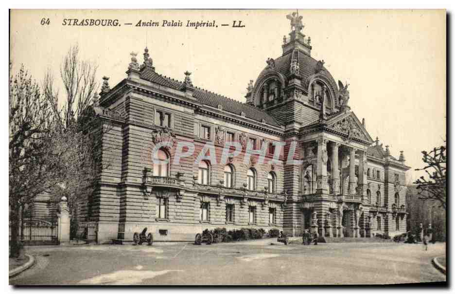CPA Strasbourg Ancien Palais Imperial