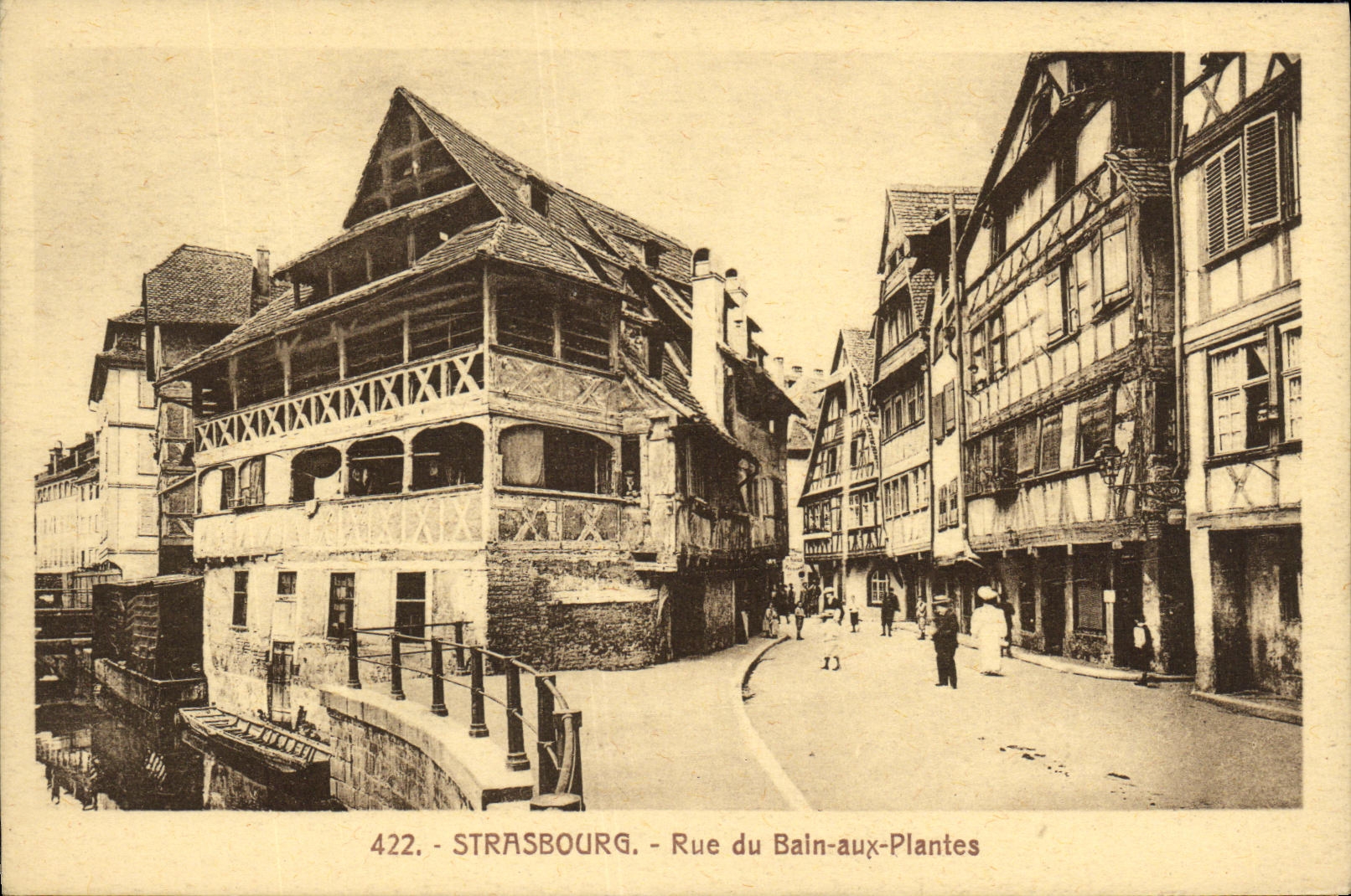 CPA Strasbourg Rue du Bain aux Plantes