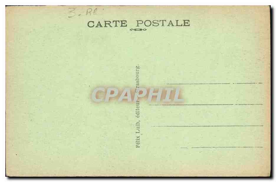 CPA Strasbourg Petlte France — Rückseite