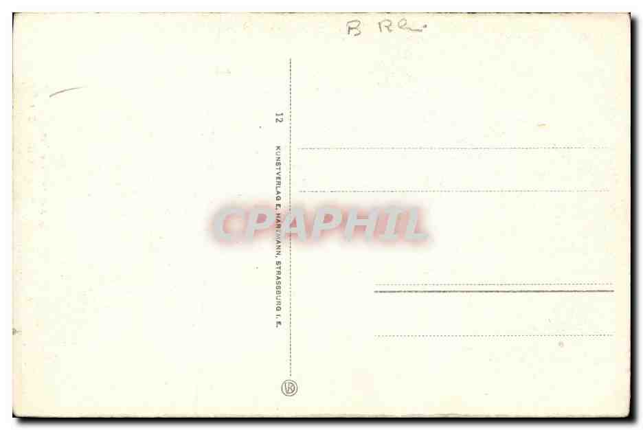 CPA Strasbourg i E Altes Haus Maison Kammerezell — Verso