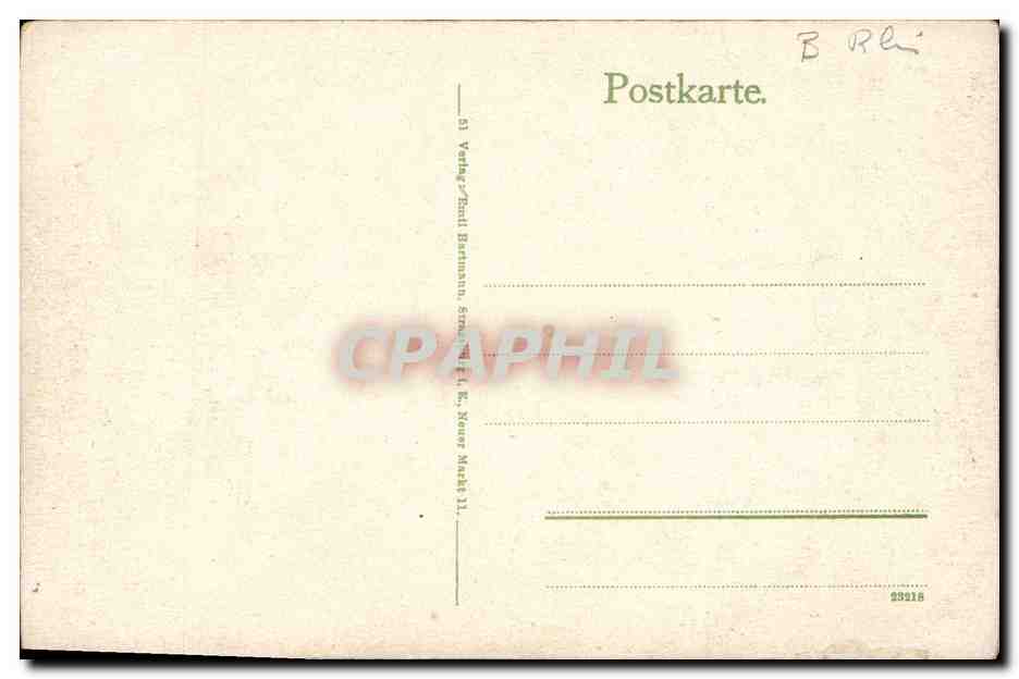 CPA Strasbourg l Ets Munster — Verso