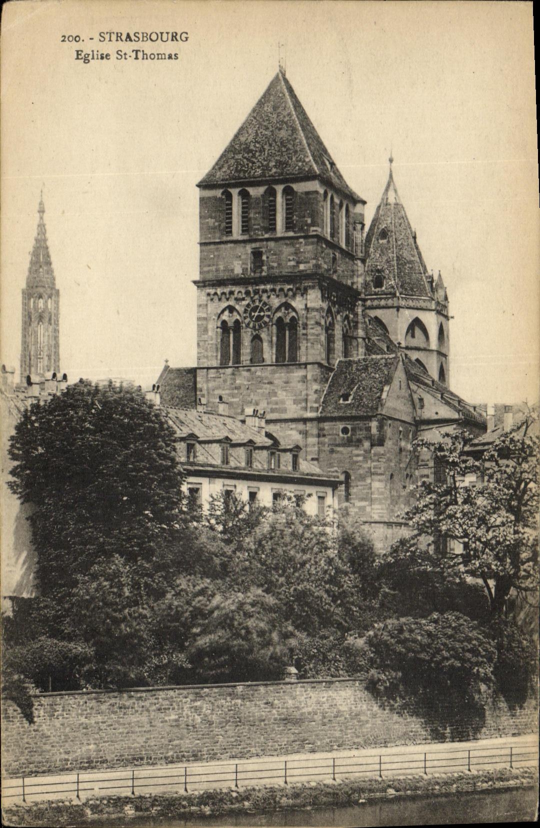 CPA Strasbourg Eglise St Thomas