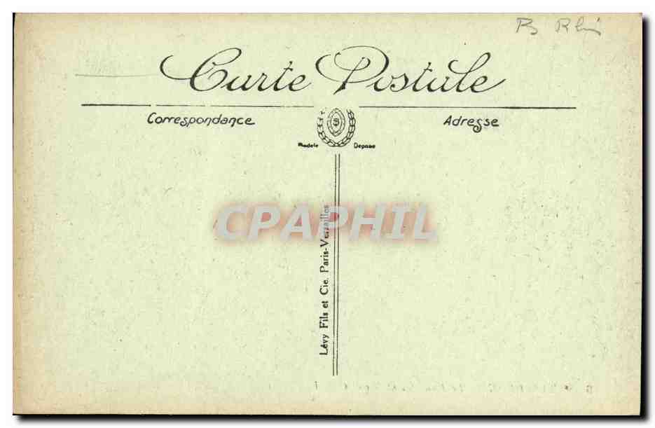CPA Strasbourg Le Pont Saint Nicolas — Rückseite