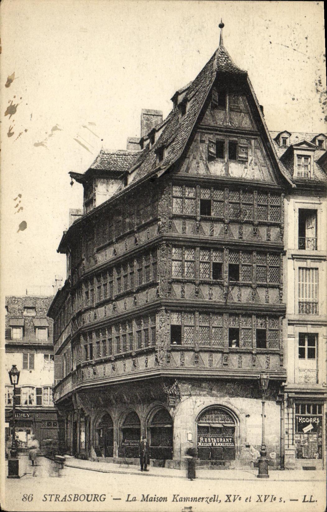 Strasbourg — La Maison Kammerzell, XVe et XVIe s. — LL. — n°86