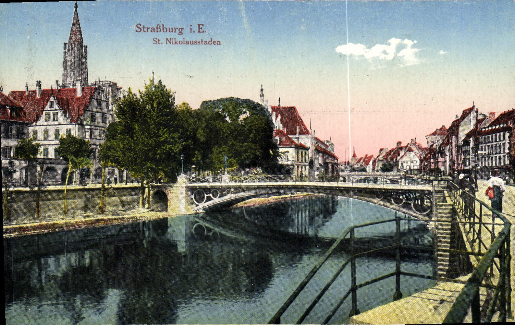 CPA Strasbourg i E St Nikolausstaden