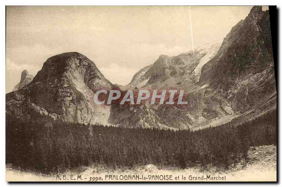 CPA Pralognan la Vanoise et le Grand Marchet