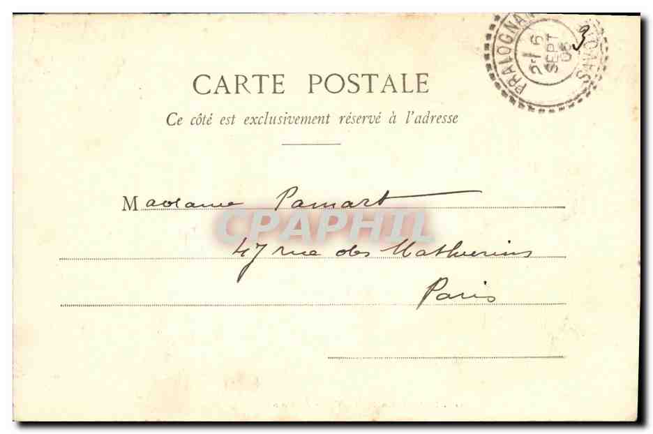 CPA Pralognan La Vallee du Doron — Rückseite