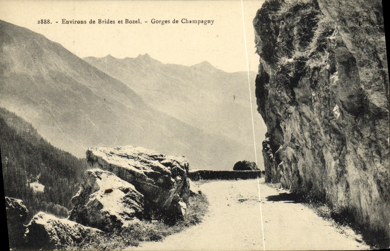 CPA Environs de Brides et Bozel Gorges de Champagny 